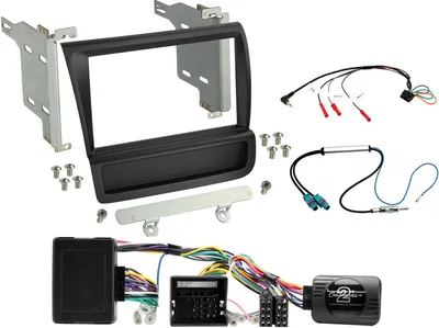 Produktbild von CTKAU15L | Audi R8 2007 - 2015 Einbausatz mit Radioblende, Lenkradinterface / CanBus und Antennenadapter