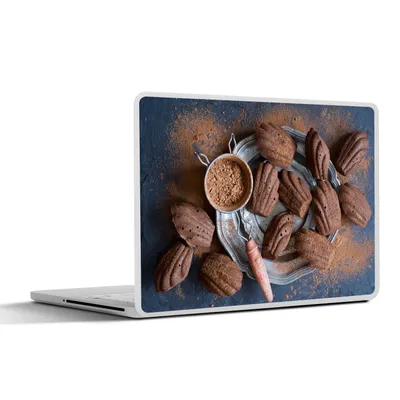 Produktbild von MuchoWow® Laptop Aufkleber Sticker Cover Schokolade - Frankreich - Gebäck 31x22.5 cm - Laptop-Deko