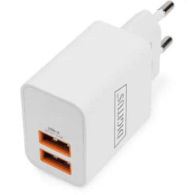 Immagine prodotto di DIGITUS Ladegerät 15W  2 Port 2x USB-A          weiß