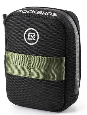 Produktbild von (1 Stück) Fahrradtasche, kleine Rennrad-Hecktasche, kleiner Sattelstützen-Sattel, tragbar, leicht, winddicht, Fahrzubehör