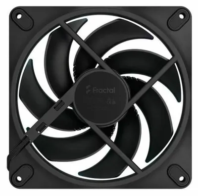 Produktbild von Fractal Design Momentum 14 RGB, Ventilator, 14 cm, 350 RPM, 1800 RPM, 126,6 m³/h, Schwarz