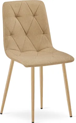 Zdjęcie produktu dla Krzesło LIBRA - brąz materiał / nogi kolor drewna x 1