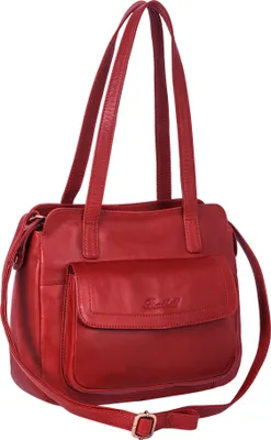 Produktbild von Benthill Handtaschen Damen Leder | Henkeltasche mit Umhängegurt | Vintage Echt Leder Damentasche | Umhängetasche
