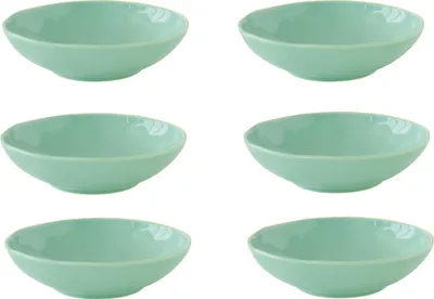 Produktbild von 6er Set Suppenteller, Pastaschale INTERIORS aqua grün D 19cm Easy Life WA