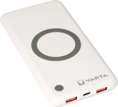 Zdjęcie produktu dla Varta 57913, 10000 mAh, Litowo-polimerowy (LiPo), Quick Charge 3.0, Bezprzewodowe ładowanie, 3,7 V, 18 W