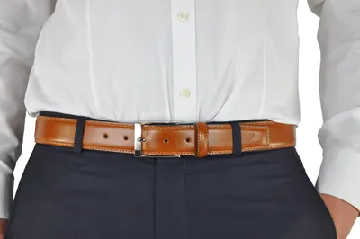 Produktbild von Daniel Hechter - Herren Leder Gürtel Gürtel in Cognac, Braun oder Schwarz ( 10152-55511), Länge:115, Farbe:Cognac (42)