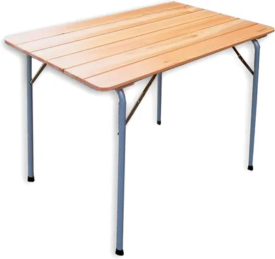 Produktbild von Klapptisch für den Außenbereich aus massivem Lärchenholz, 100 x 60 cm