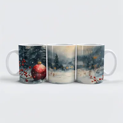Image de raxxa Mug Premium "Boule à neige dans la forêt
