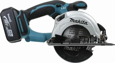 Image de Scie circulaire 18 V Li-Ion 4 Ah Ø 136 mm MAKITA - 2 batteries, chargeur, coffret - DSS501RMJ
