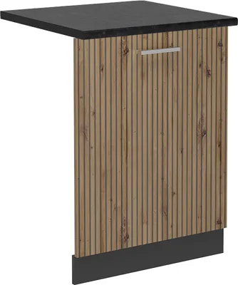 Immagine prodotto di Pannello frontale della lavastoviglie Vicco R-Line Rovere artigianale 60 cm , PL Antracite, Model 55139