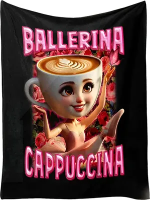 Produktbild von Mikroplüsch-Wärmdecke 150 x 200 cm – Ballerina Cappuccina