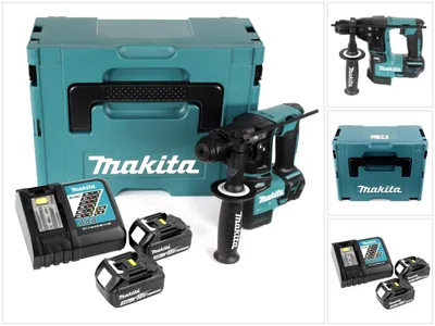 Immagine prodotto di Makita DHR 171 RFJ Tassellatore a batteria 18V / 1,2J / SDS Plus + 2x Batterie 3,0 Ah + Caricabatterie + Valigetta Makpac