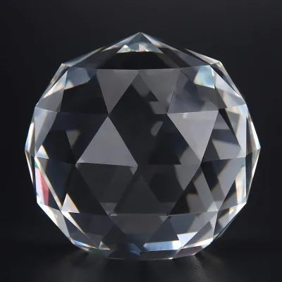 Productafbeelding van Kristallen bol, helder geslepen, 60 mm, decoratie voor thuis