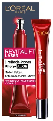Produktbild von L’Oréal Paris Revitalift Laser X3 Anti-Aging Augencreme, 15 ml