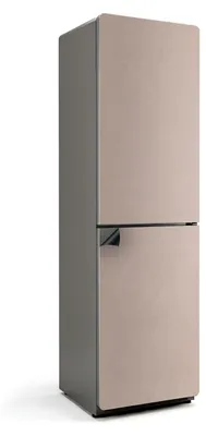 Produktbild von Farbe Hellbraun – Magnetische Kühlschrank Abdeckung – Dekorfolie magnetisch Küche – Kühlschrank Magnet Deko – selbstklebende Magnettafel – Magnetfolie für Kühlschranktür – 60x205 cm