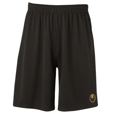 Immagine prodotto di Pantaloncini Uhlsport Center Basic II senza slip interno, nero/oro, taglia 140