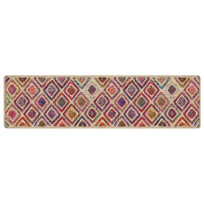 Produktbild von vidaXL Teppich Waschbar Mehrfarbig 80x300 cm Rutschfest