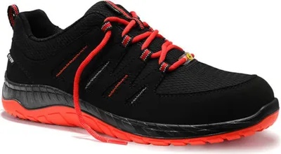 Produktbild von Elten Halbschuh MADDOX Low ESD, schwarz-rot, S3, 40
