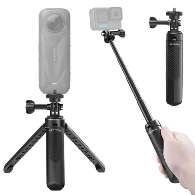 Zdjęcie produktu dla Statyw do selfie stick, 40 cm, 2-w-1, mini statyw, lekki i przenośny