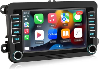 Produktbild von 7 calowe radio samochodowe android13 WIFI GPS NAVI BT do Golf Passat Seat Jetta SWC DAB 2DIN 2+32G 4core