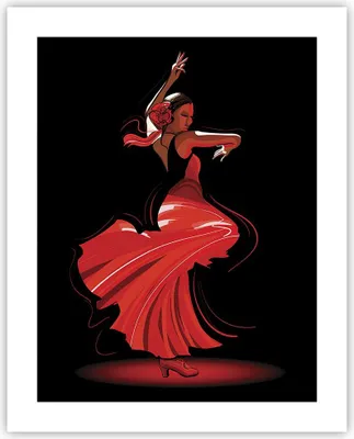 Produktbild von Poster - Poster ohne Rahmen - Tanz Tänzer - 40x50 cm - Wand Bild - Wanddeko - Wandbilder - Kunstposter - Wandposter - Bilder - Kunstdruck - Wanddekoration - Wandbild - P2XPA40x50-4121