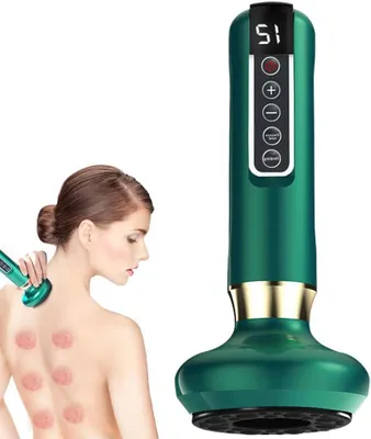 Produktbild von Cellulite-Massagegerät – Saugglocken-Gerät – Hautverbesserung – 12 Saugstufen – 22 x 12 x 9 cm – Weiß