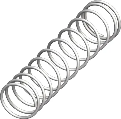 Produktbild von alfer Druckfeder M 12, M 12, Maß B: 15.5 mm Stahl roh natur