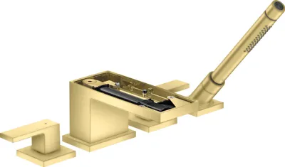 Produktbild von 4-Loch-Wannenrandarmatur AXOR MYEDITION ohne Platte brushed brass brushed brass