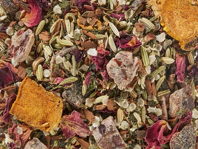 Produktbild von Kräuterteemischung Dattel Quinoa ohne Zusatz von Aroma