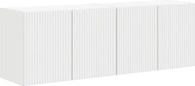 Obrázek produktu pro vidaXL TV nástěnná skříňka 2 ks Bílá 59,5 x 31 x 40 cm Materiál na bázi dřeva