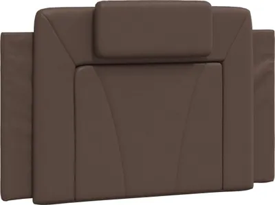 Produktbild von vidaXL Kopfteil-Kissen "Viana" Braun 80 cm Kunstleder
