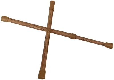 Produktbild von Haltestange Sicherungsstange Barkeeper Eiche 25-44cm 2er Pack