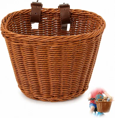 Produktbild von Kinderfahrradkorb, Kunststoff, abnehmbar, verstellbare Riemen, für Laufrad
