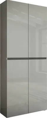 Produktbild von Dmora Schuhregal Alberton 80x34x200h cm Grau 36 Paare 10 Böden