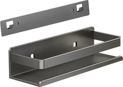 Obrázek produktu pro Polička do koupelny, Držák do koupelny, Koupelnová polička, Poličky do koupelny (40 x 8 x 10 cm) - SHELVIST