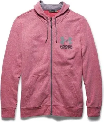 Produktbild von Under Armour Sweatshirts Bluza Męska Triblend FZ Hoodie Łososiowy, 1269734601, Größe: 173