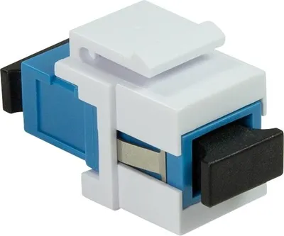 Obrázok produktu pre LogiLink LWL Kupplung 2x SC-Simplex Singlemode aquablau