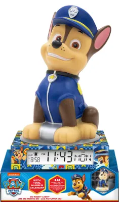 Obrázek produktu pro Lampka 3D z budzikiem Paw Patrol