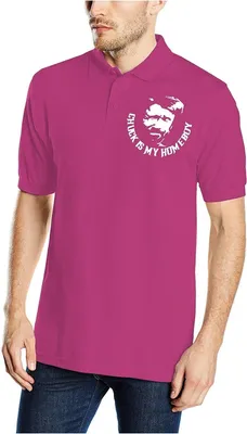 Produktbild von Touchlines Herren Poloshirt , Chuck is my Homeboy Pink, S