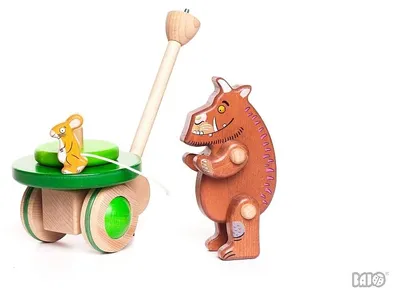 Produktbild von Bajo Holzspielzeug Gruffalo und Maus Schiebespielzeug mehrfarbig