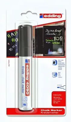 Produktbild von Edding 4090, Schwarz, Meißel, Geruchlos, 1 Stück(e)