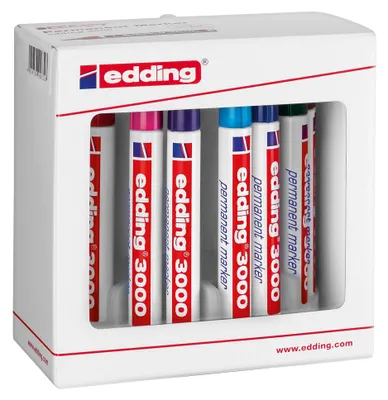 Obrázek produktu pro Edding 3000 permanentní popisovač černý