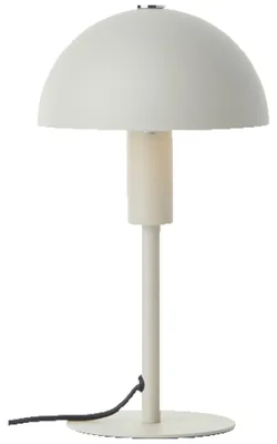 Produktbild von Pilz-Design Tischlampe, H 27 cm, Ø 15 cm, E14-Fassung, Metall, beige