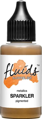 Produktbild von Octopus Fluids Alcohol Ink SPARKLER, Alkoholtinte für Fluid Art und Resin, gold