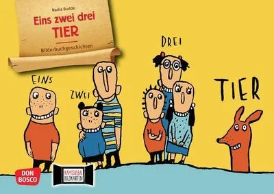 Obrázek produktu pro Jedna dva tři Zvíře. Sada obrázkových karet Kamishibai