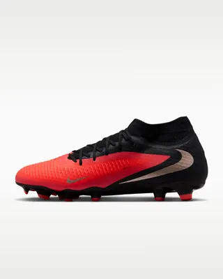Produktbild von Nike Phantom 6 High Academy Fußballschuh FG/MG Bright Crimson/Schwarz/Blur Bright Crimson/Schwarz/Blur 40.5