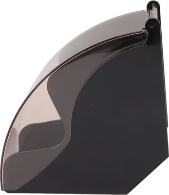 Image de Boîte de rangement pour filtre à café en plastique anti-poussière Support pour filtre à café infusé à la main avec couvercle Noir