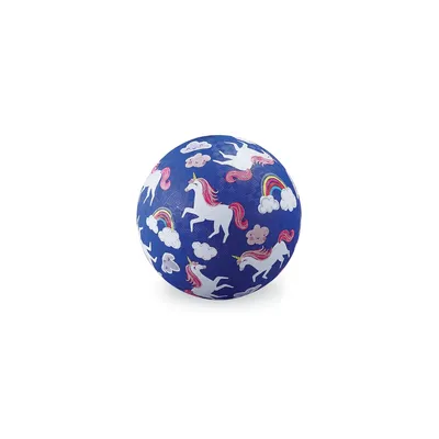 Image de Balle de jeu Crocodile Creek Licorne 18 cm - balle colorée en caoutchouc pour enfants