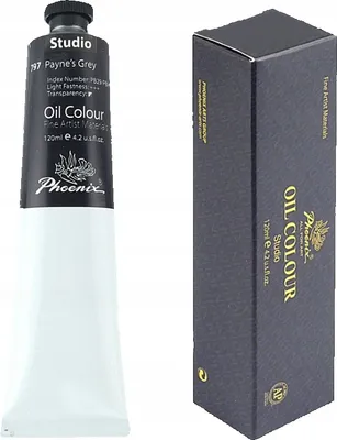 Zdjęcie produktu dla Farba olejna 120ml Phoenix - Payne's Grey - 797