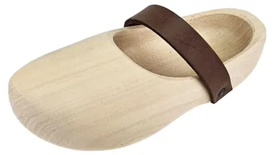 Produktbild von Holzschuhe für Kinder mit Lederriemen 30